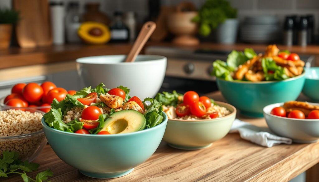 Quick and easy healthy lunch bowls