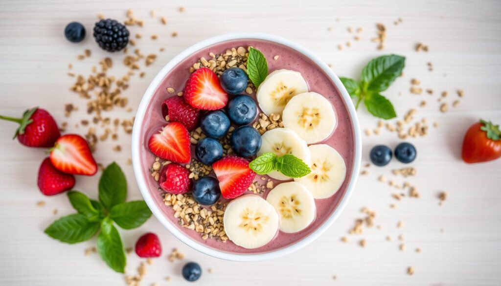 healthy balance smoothie bowl