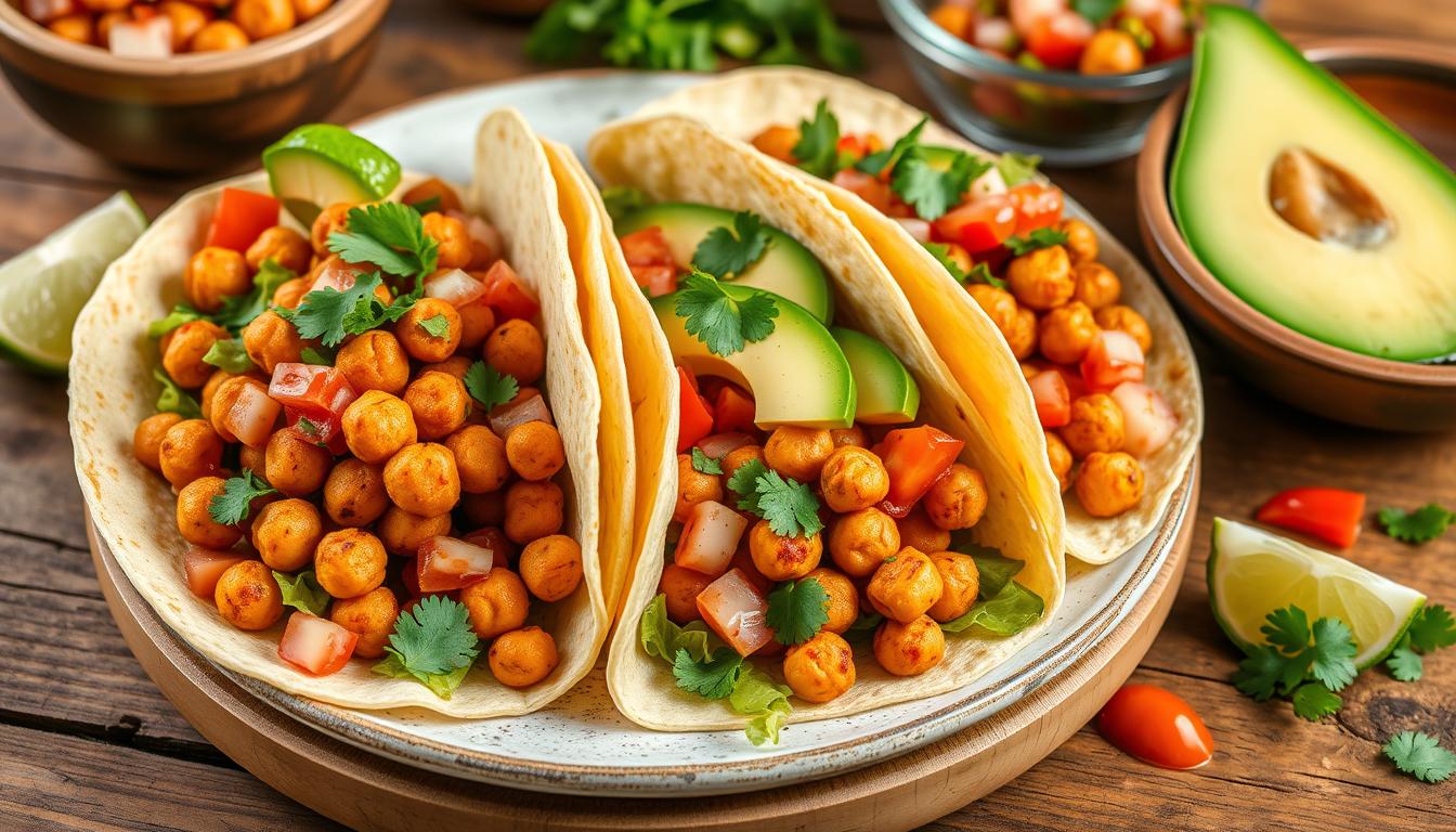 Vegan Chickpea Tacos